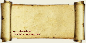 Jasna Jakupi vizit kartica